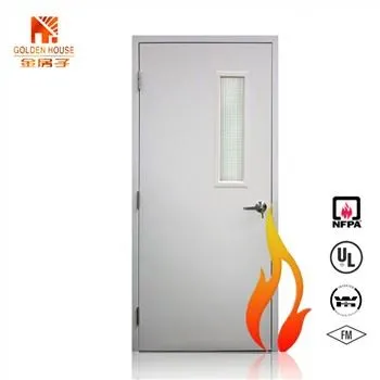 90 mínútna þröngt sjón Lite Steel Fire Rated Door
